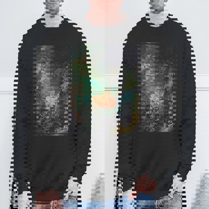 ジャンオノレ・フラゴナール作 スイングペインティング スウェットシャツ 高齢者への贈り物