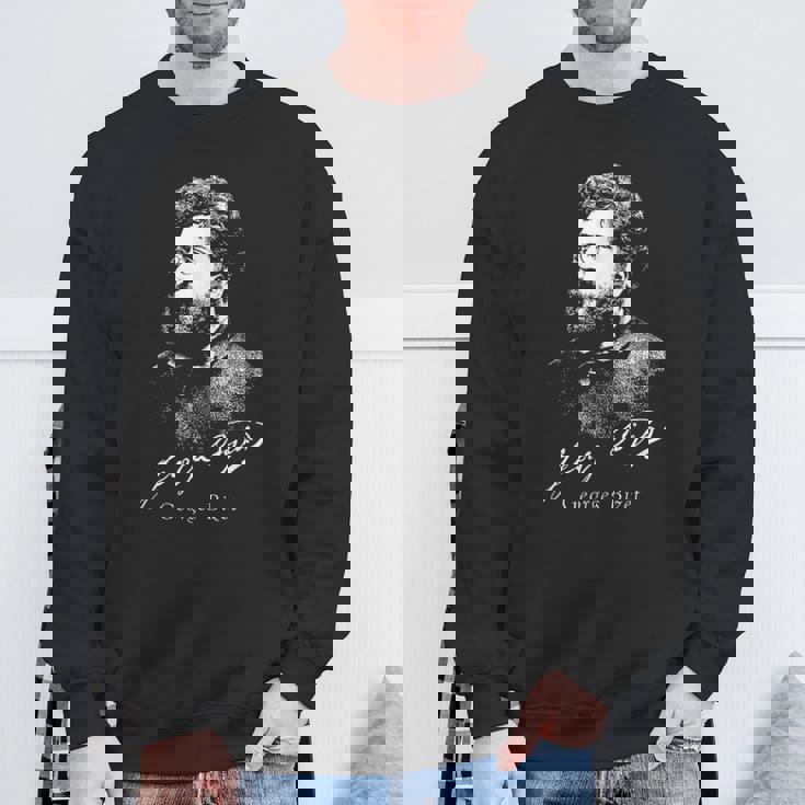 ジョルジュ・ビゼー。 フランスの作曲家。 クラッシック。 スウェットシャツ 高齢者への贈り物