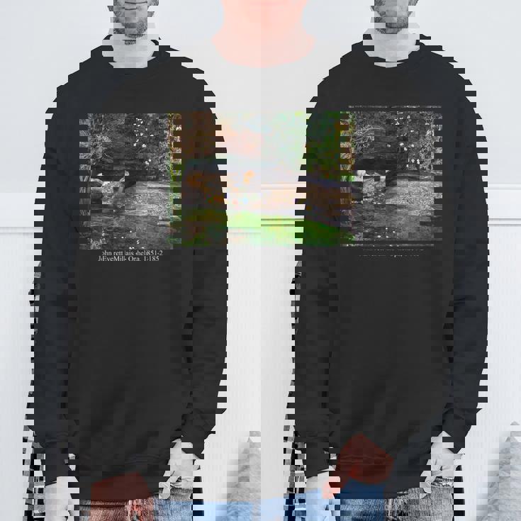 ジョン・エバレット・ミレー・オフィーリア スウェットシャツ 高齢者への贈り物