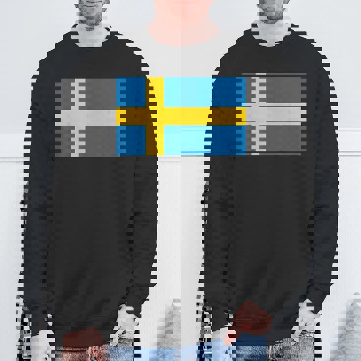 スウェーデンの国旗 スウェットシャツ 高齢者への贈り物