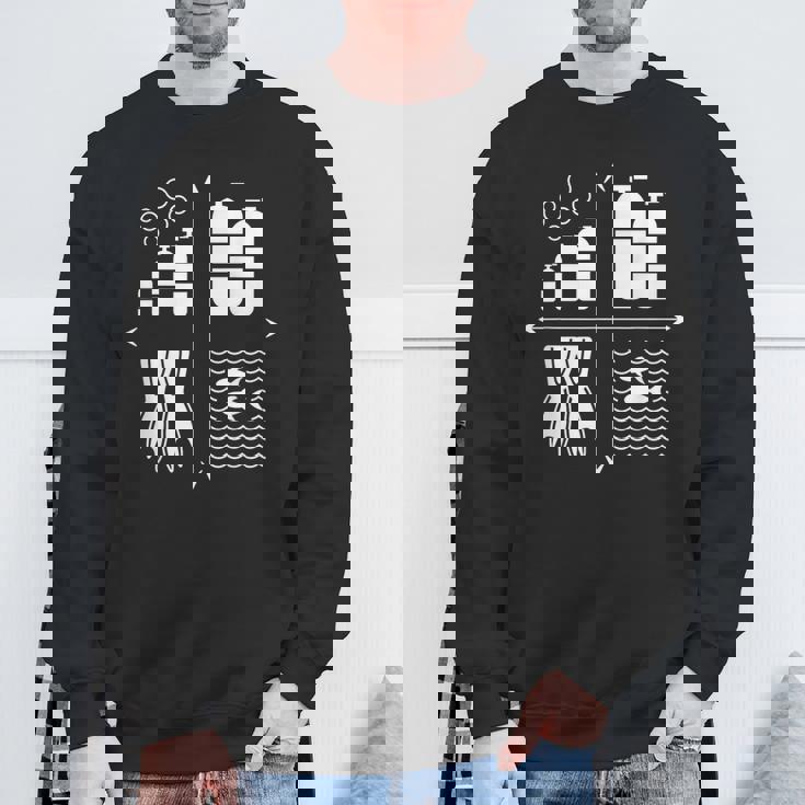 スキューバダイビングギア 水中ダイバー スキューバダイバー スウェットシャツ 高齢者への贈り物