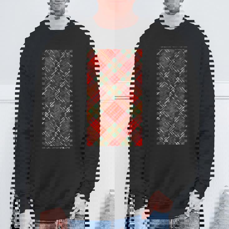 スコットランドのタータンチェック柄。 スウェットシャツ 高齢者への贈り物