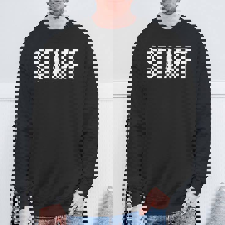 スタッフ 長袖tシャツ スウェットシャツ 高齢者への贈り物