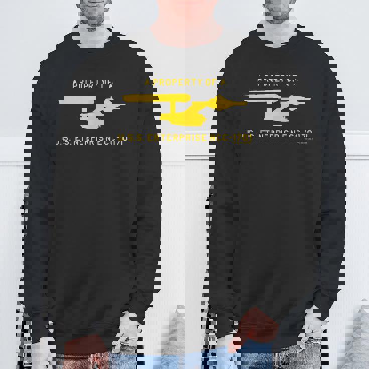 スタートレック オリジナルシリーズ USSエンタープライズプロパティ スウェットシャツ 高齢者への贈り物