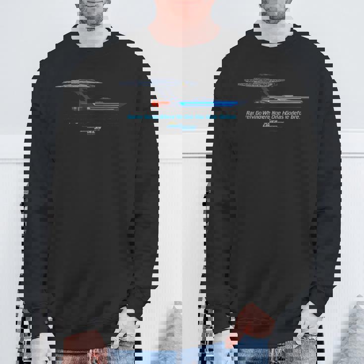 スタートレック 下段デッキ めったにお出かけ スウェットシャツ 高齢者への贈り物