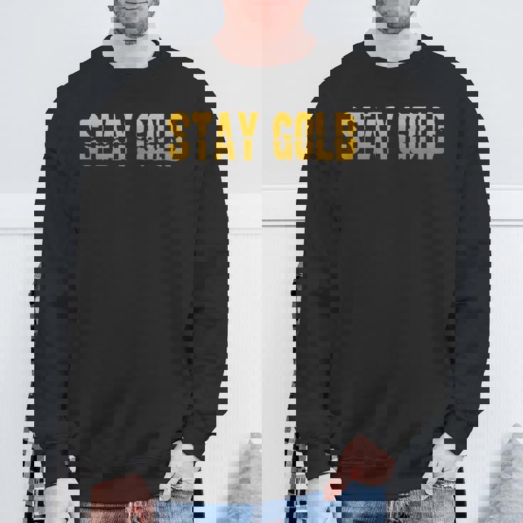 ステイゴールド、クラシック80年代。 スウェットシャツ 高齢者への贈り物