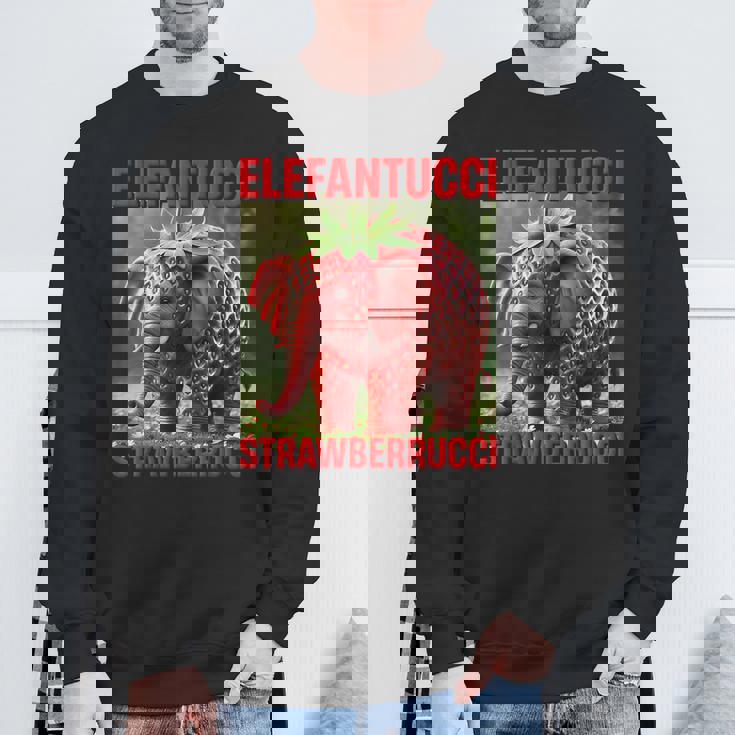 ストロベリーエレファントキッズ ブレイン エレファントゥッチ ストロベルルッチ スウェットシャツ 高齢者への贈り物