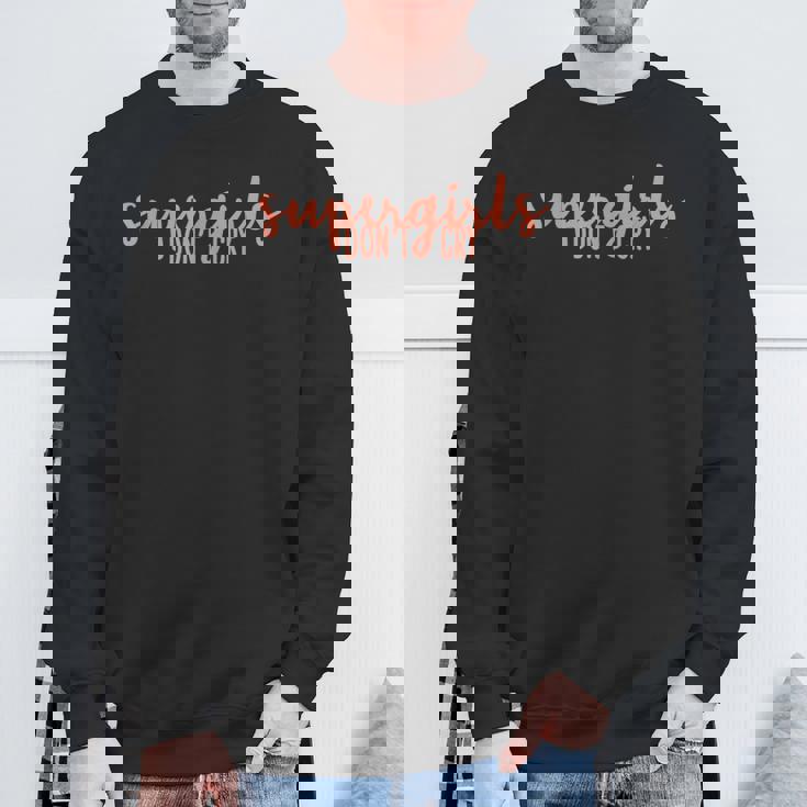 スーパーガールズ・ドント・クライ スウェットシャツ 高齢者への贈り物