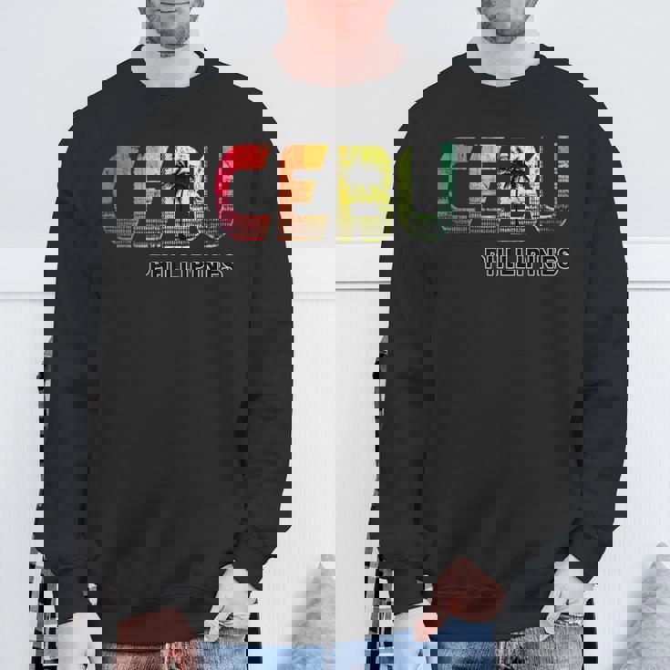 セブ島 フィリピンのセブ市 スウェットシャツ 高齢者への贈り物