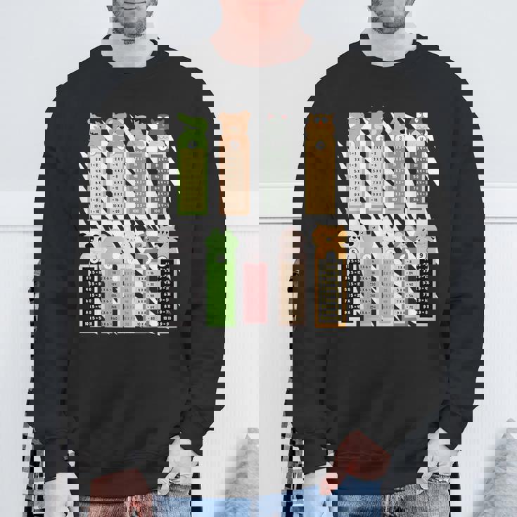 ゼブラプリント 算数 仮装アイデア キッズ&掛け算 スウェットシャツ 高齢者への贈り物