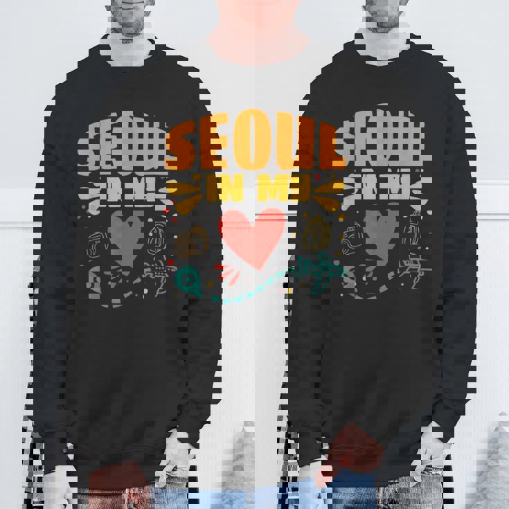 ソウル・イン・マイ・ハート 韓国からのお土産 スウェットシャツ 高齢者への贈り物