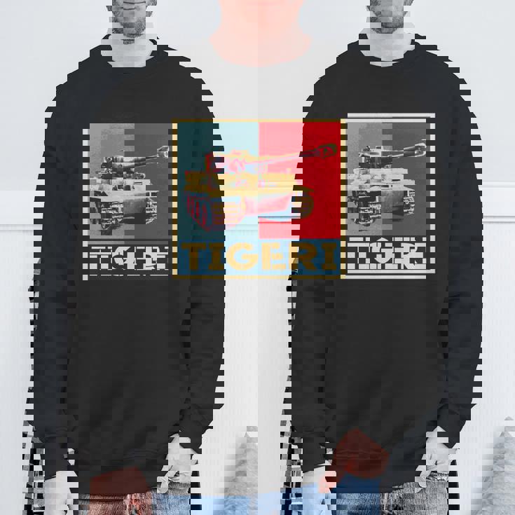 タイガー1装甲vi戦車 Ww2 ドイツ装甲車両 Afvアート 長袖tシャツ スウェットシャツ 高齢者への贈り物