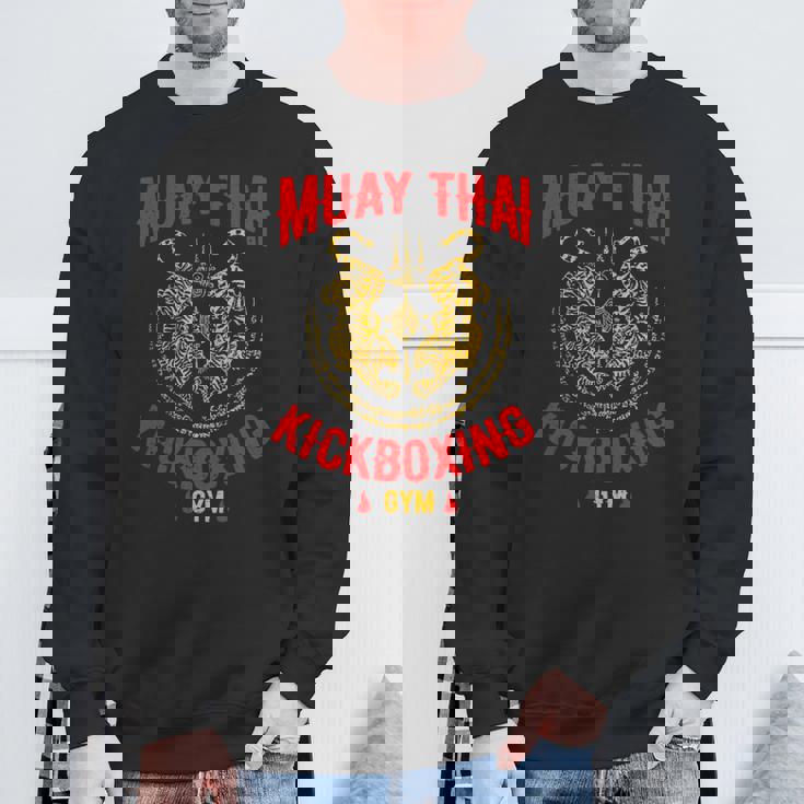 タイガームエタイキックボクシングジムmmaトレーニングギフト スウェットシャツ 高齢者への贈り物