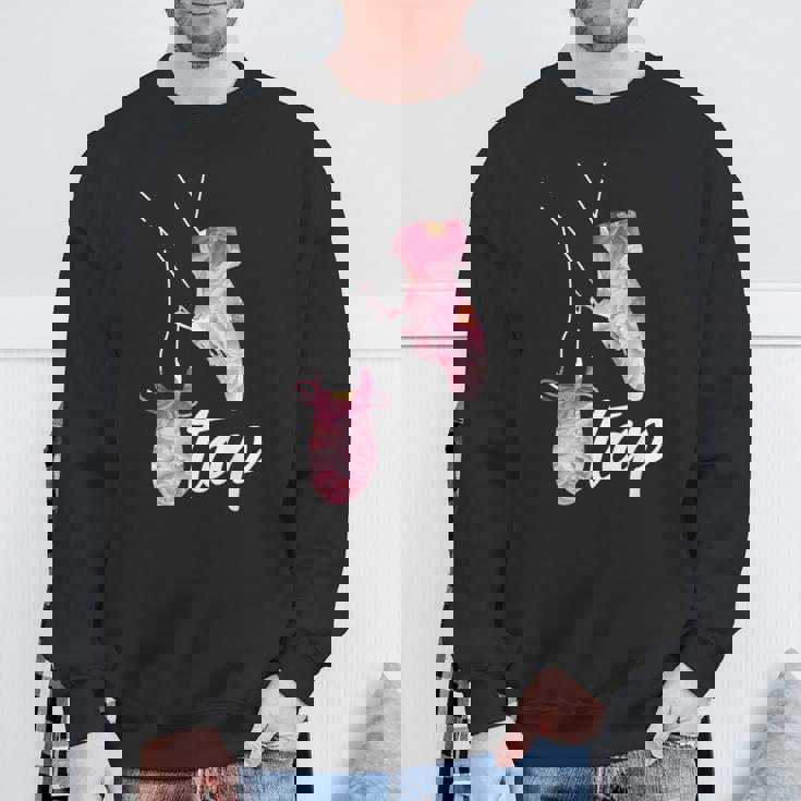 タップダンサー レトロフラワー タップダンサーデザイン タップダンス スウェットシャツ 高齢者への贈り物