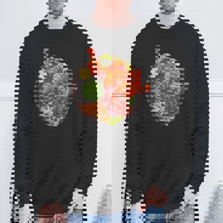 タンドオリ チキンカレー マサラ焼 インド辛口 スウェットシャツ 高齢者への贈り物