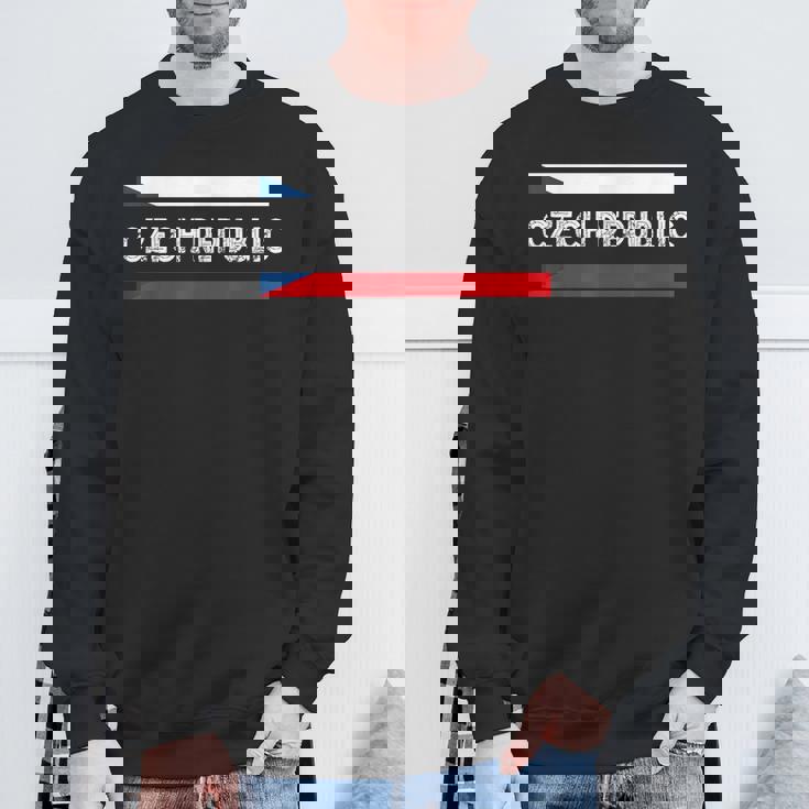 チェコ共和国 国旗 チェコ プライド チェコルーツ チェコ国旗 スウェットシャツ 高齢者への贈り物