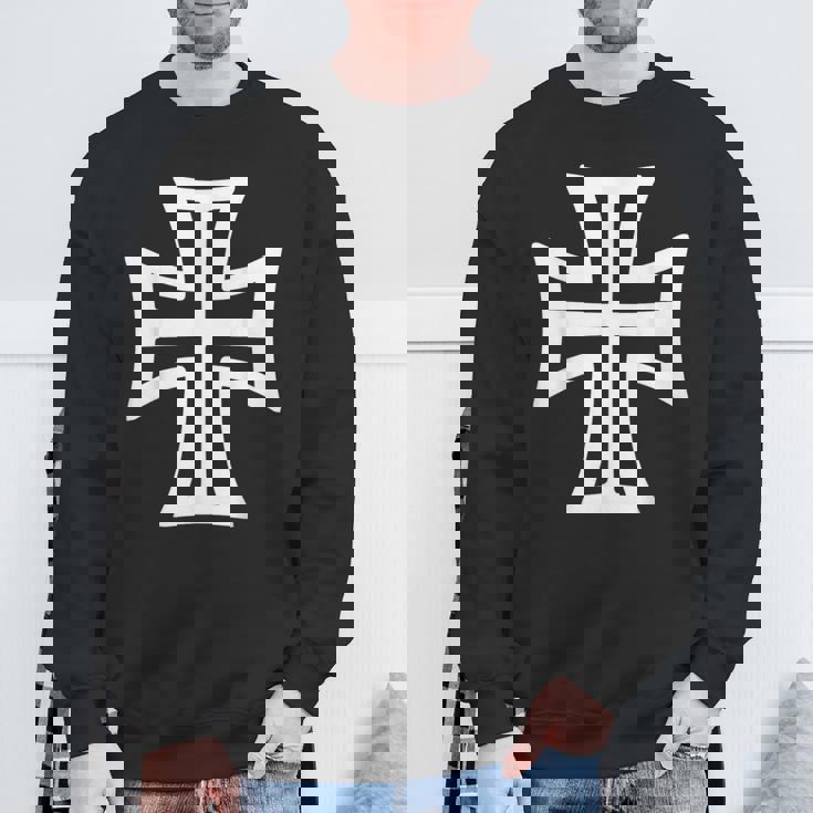 チェーンメール 面白い 中世の騎士 レン・フェア 馬上槍試合 スウェットシャツ 高齢者への贈り物