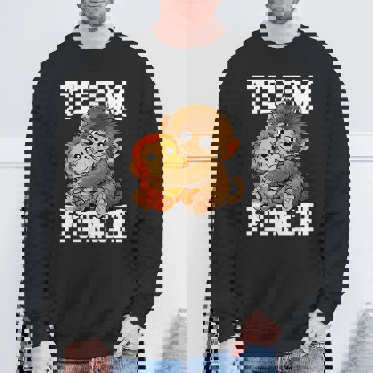 チームパンチ ザモンキー パンチ君 日本動物園 ぬいぐるみ スウェットシャツ 高齢者への贈り物