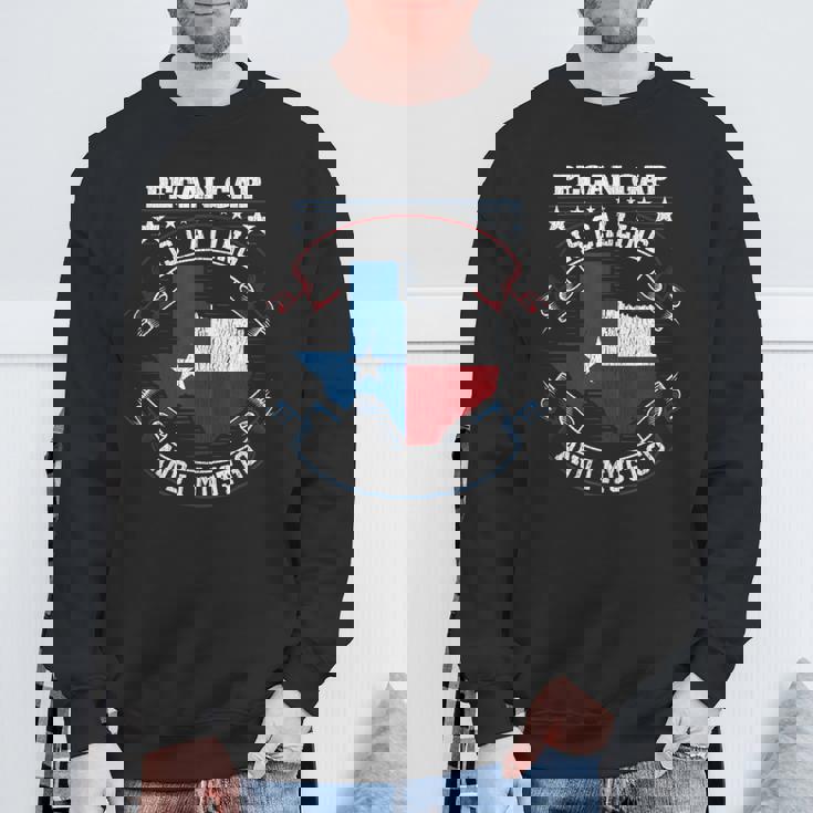 テキサスのピーカンギャップが電話していて、私は行かなければなりません スウェットシャツ 高齢者への贈り物