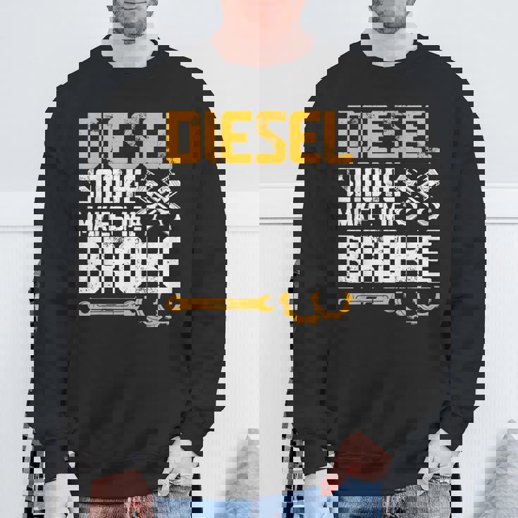 ディーゼルの煙で骨が折れる スウェットシャツ 高齢者への贈り物