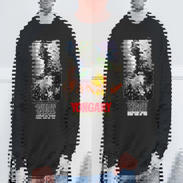 ディープホラーsfからのヨンガリーモンスター スウェットシャツ 高齢者への贈り物