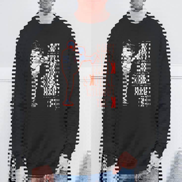 デトロイト・タリック・スクーバル-Kなしではスクーバルは綴れない スウェットシャツ 高齢者への贈り物