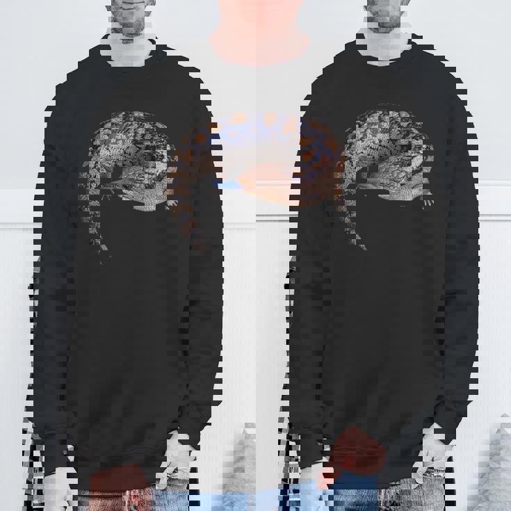 トカゲブルータンペットトカゲ爬虫類 スウェットシャツ 高齢者への贈り物