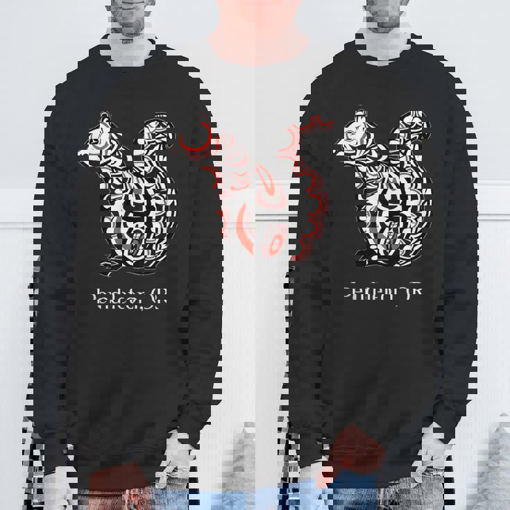 トライバル リス ペンドルトン オレゴン Pnw ネイティブアメリカン スウェットシャツ 高齢者への贈り物