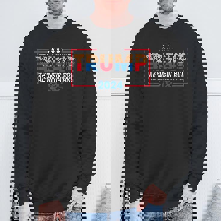 トランプ 2024 アメリカを取り戻す トランプ大統領 スウェットシャツ 高齢者への贈り物