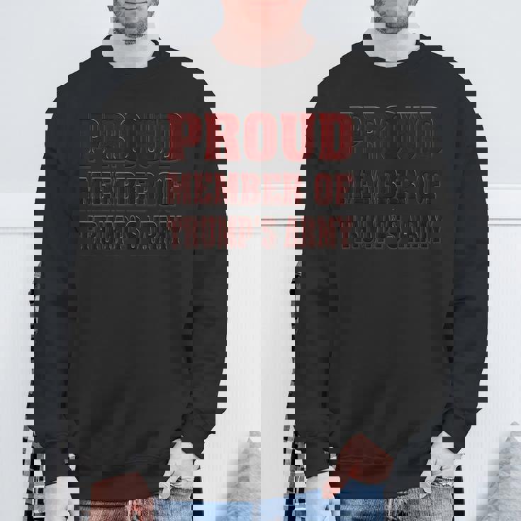 トランプの誇り高きメンバー陸軍シャツ投票トランプ大統領 スウェットシャツ 高齢者への贈り物