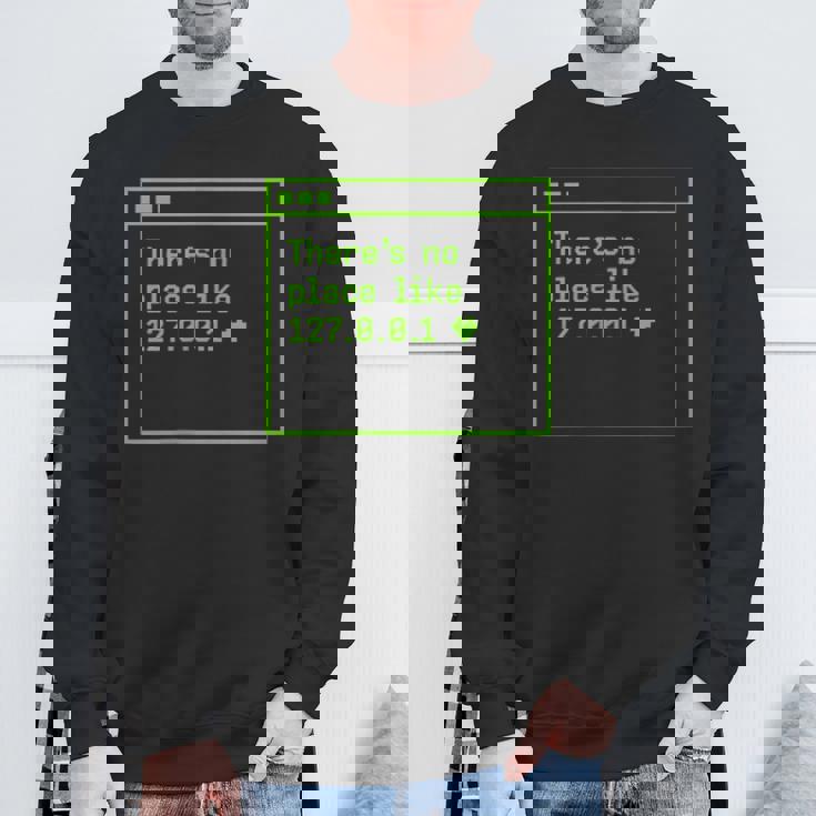 ドイツ語のテキストipを使用した127001ギフトアイデアのような場所はありません スウェットシャツ 高齢者への贈り物