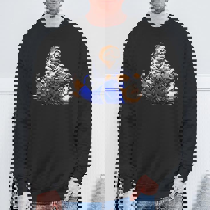 ナマケモノ ブラジリアン柔術 Bjj グラップリング 柔道 武道 スウェットシャツ 高齢者への贈り物