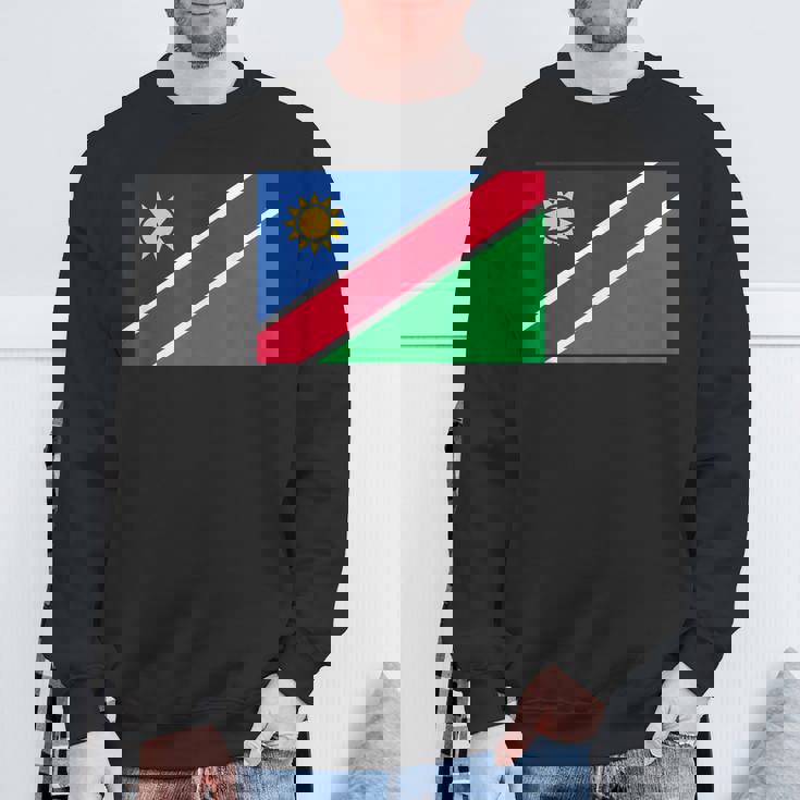 ナミビアの国旗 スウェットシャツ 高齢者への贈り物