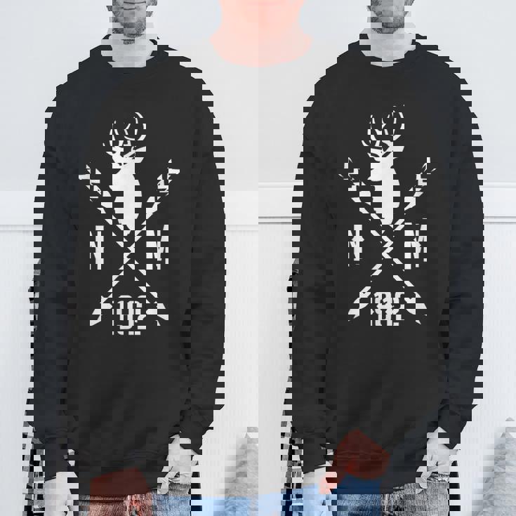 ニューメキシカン ニューメキシコ Nm 1912 ホワイト冷蔵庫鹿 スウェットシャツ 高齢者への贈り物