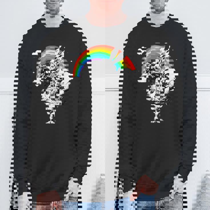 ハロウィーン 白いウサギ 不思議の国のアリス スウェットシャツ 高齢者への贈り物