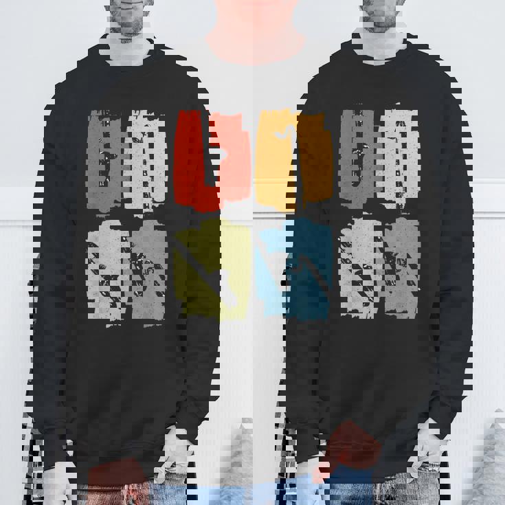 バス クラリネット レトロ スウェットシャツ 高齢者への贈り物