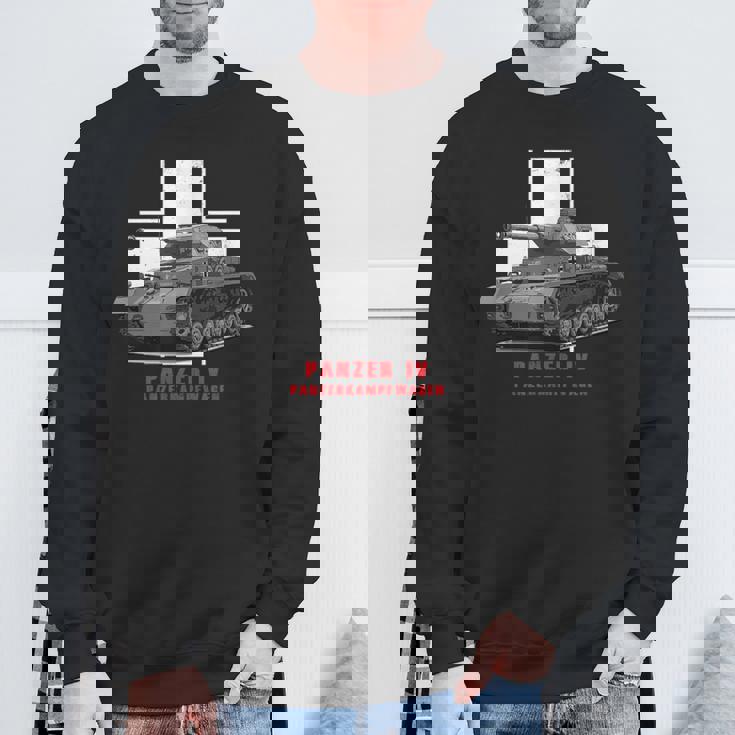 バトルタンクww2戦車iv号戦車 スウェットシャツ 高齢者への贈り物