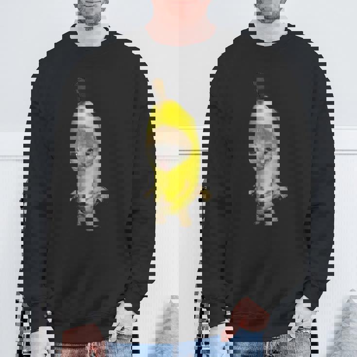 バナナキャット ファニーミーム スウェットシャツ 高齢者への贈り物