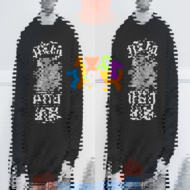 バルーンアート バルーンフェスティバル バルーンモデルの仕事 長袖tシャツ スウェットシャツ 高齢者への贈り物