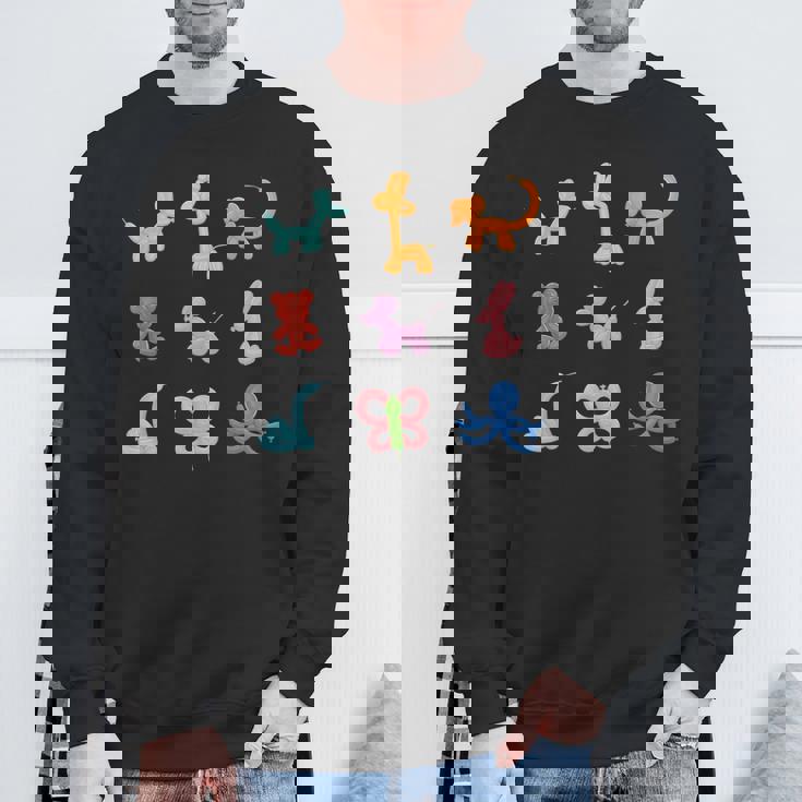 バルーンアート 動物 スウェットシャツ 高齢者への贈り物