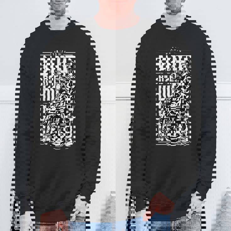 バーバーショップ メンズ バーバー ビアード スウェットシャツ 高齢者への贈り物