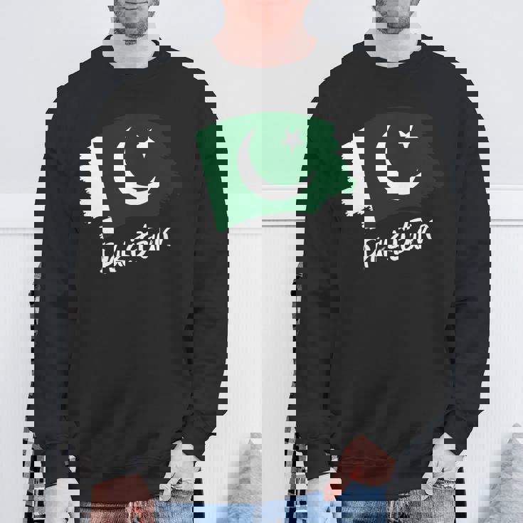 パキスタンの旗パキスタン 長袖tシャツ スウェットシャツ 高齢者への贈り物