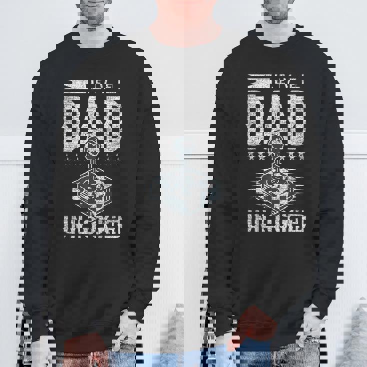 パパの誕生 新しいパパ ゲーム レベルパパのロック解除 スウェットシャツ 高齢者への贈り物