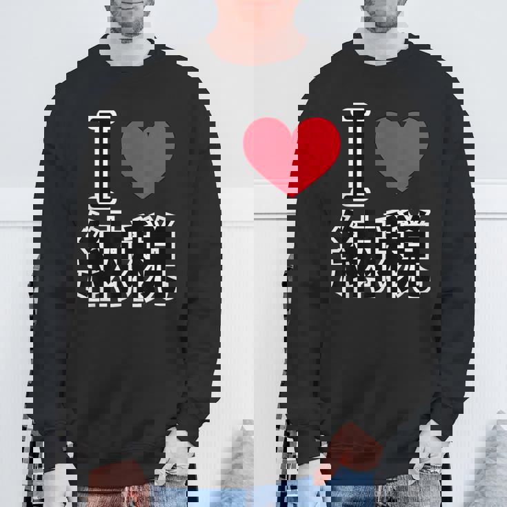 パロディ Maezawa 納税 税金 Yusaku アイラブシリーズ 時事ネタ スウェットシャツ 高齢者への贈り物