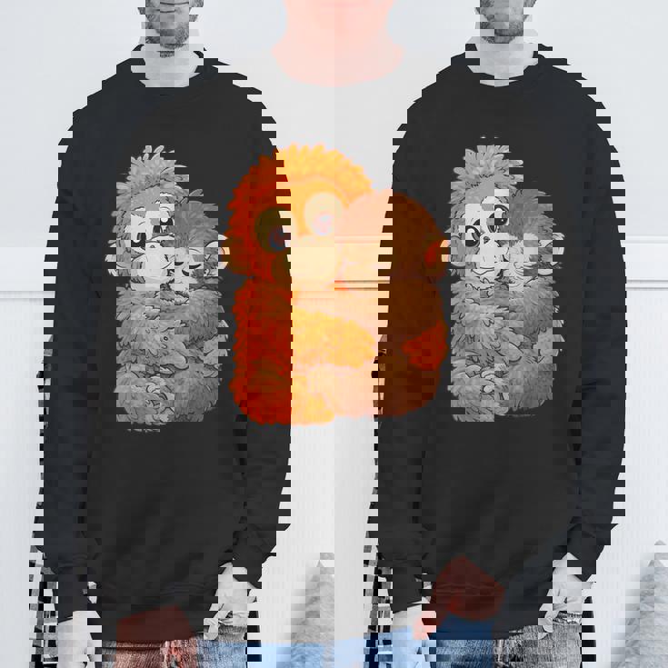 パンチくんとぬいぐるみ パンチザモンキー ニホンザル スウェットシャツ 高齢者への贈り物