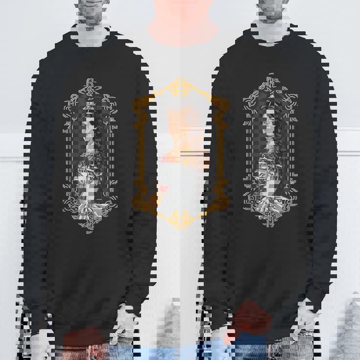 ヒップスター シッシ オーストリア皇后エリザベート 肖像画 スウェットシャツ 高齢者への贈り物