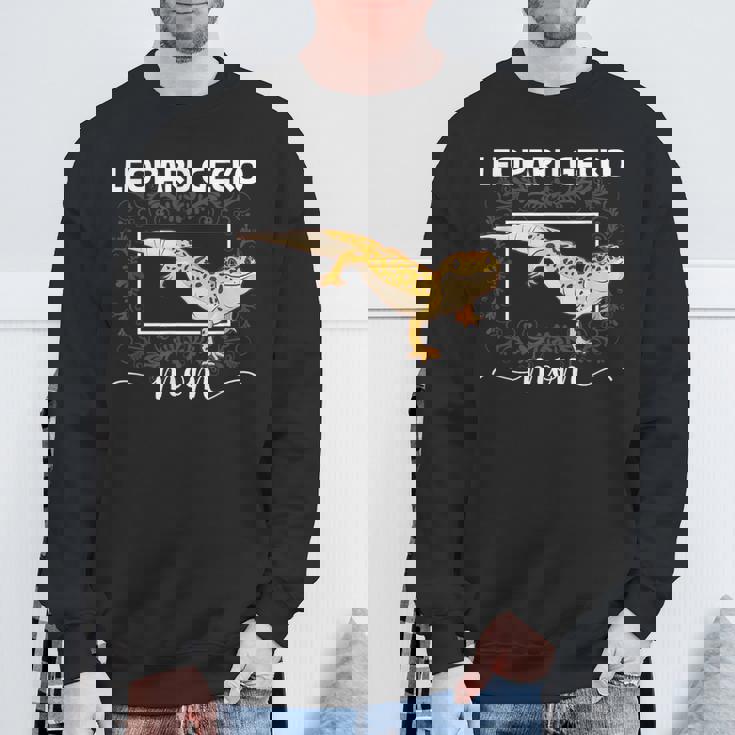 ヒョウモントカゲモドキのママ スウェットシャツ 高齢者への贈り物