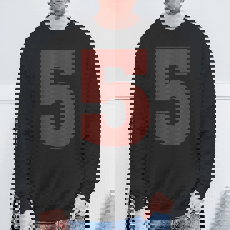 ビッグマルーン カラー ダークレッド ナンバー5 5 スウェットシャツ 高齢者への贈り物