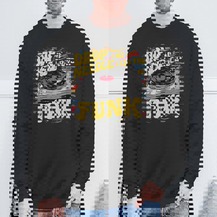 ビニールファンキー音楽愛好家 面白いファンクコスチューム スウェットシャツ 高齢者への贈り物