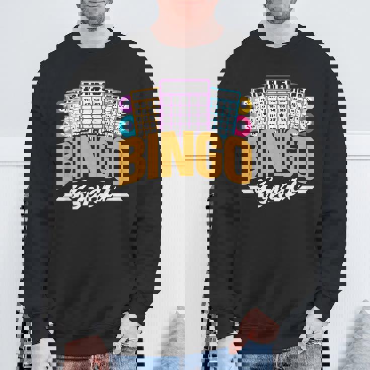 ビンゴクルー ユーモア 恋人 ゲーム 選手 ビンゴ スウェットシャツ 高齢者への贈り物